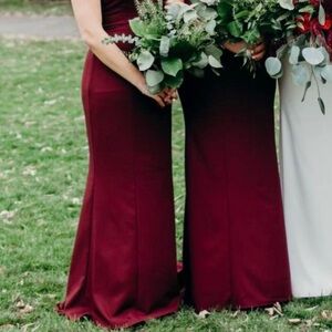 Burgundy Women's Formal Dress